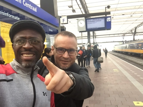 In the Netherlands with my mentor